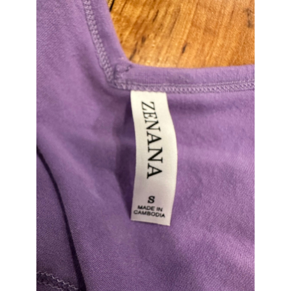Zenana Purple Tiered Boho Maxi Dress with Pockets Small - Picture 7 of 9
